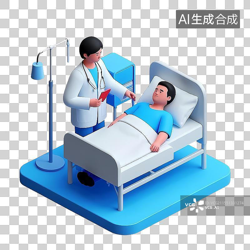 【AI数字艺术】医疗题材元素图片素材