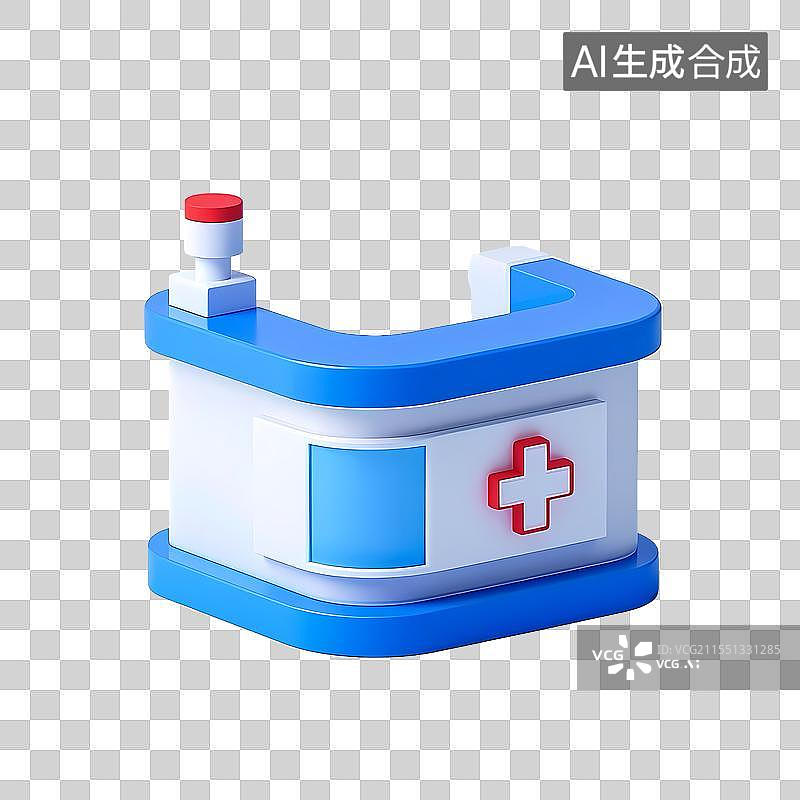 【AI数字艺术】医疗题材元素图片素材