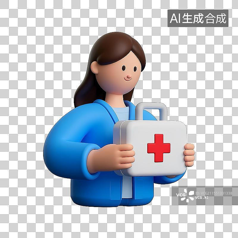 【AI数字艺术】医疗题材元素图片素材