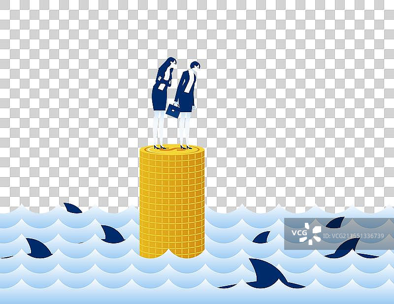 投资商业的风险概念图片素材