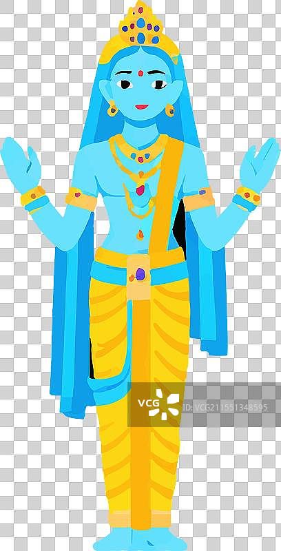 拉德克里希纳印度神圣爱情传统图片素材