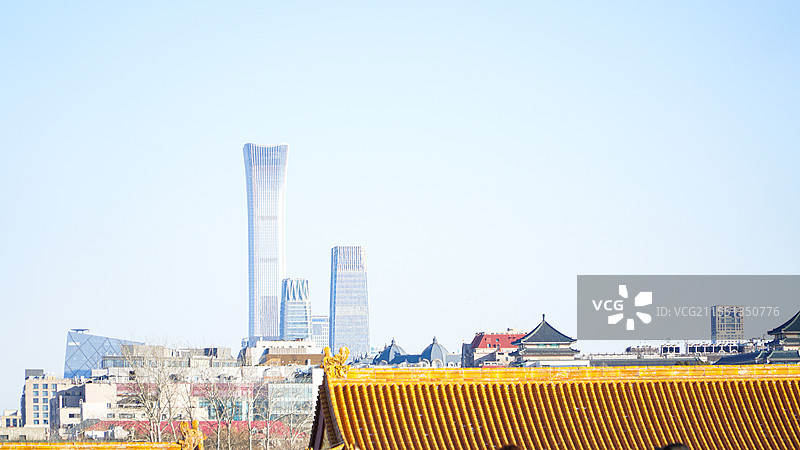 传统与现代建筑的碰撞图片素材