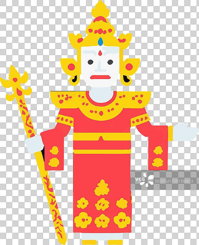 表演进化的影子木偶剪影图片素材