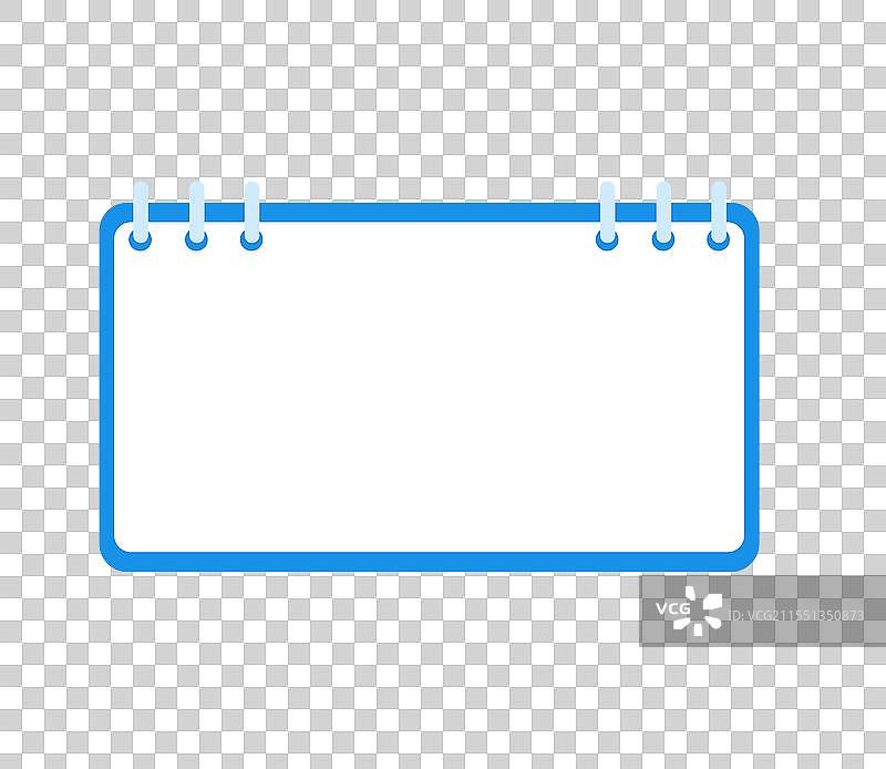 空白记事本边框插画元素图片素材