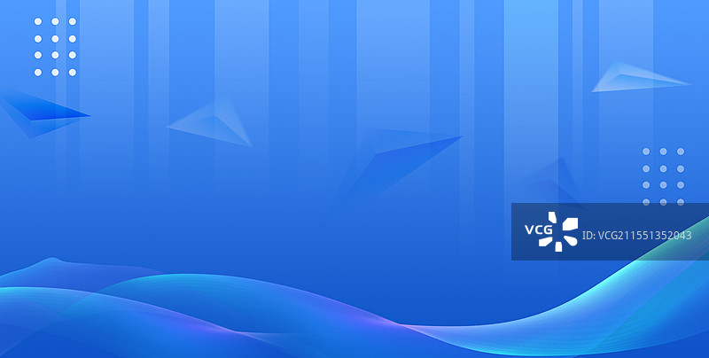 蓝色背景渐变科技几何城市展板背景图片素材