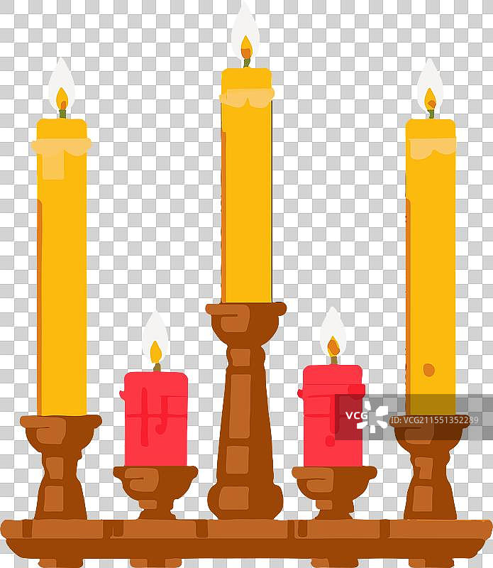 宽扎节 非洲 文化 传统 蜡烛图片素材