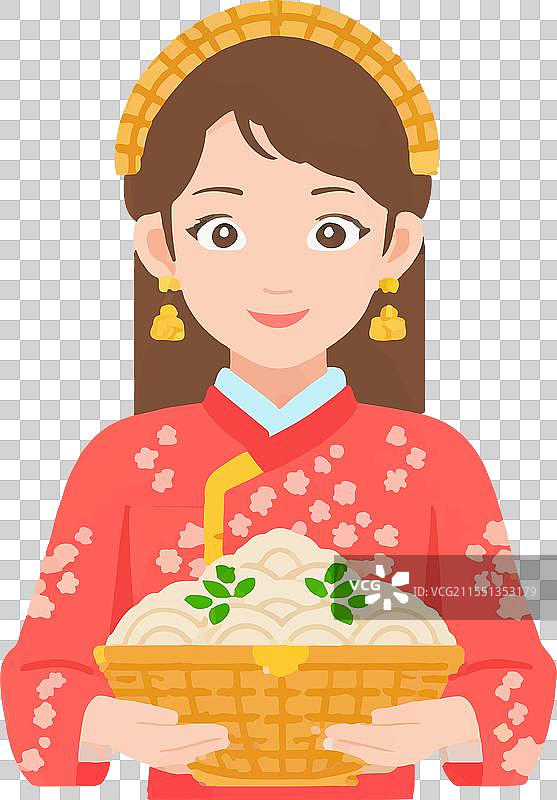 越南女孩象征主义传统更新女性图片素材