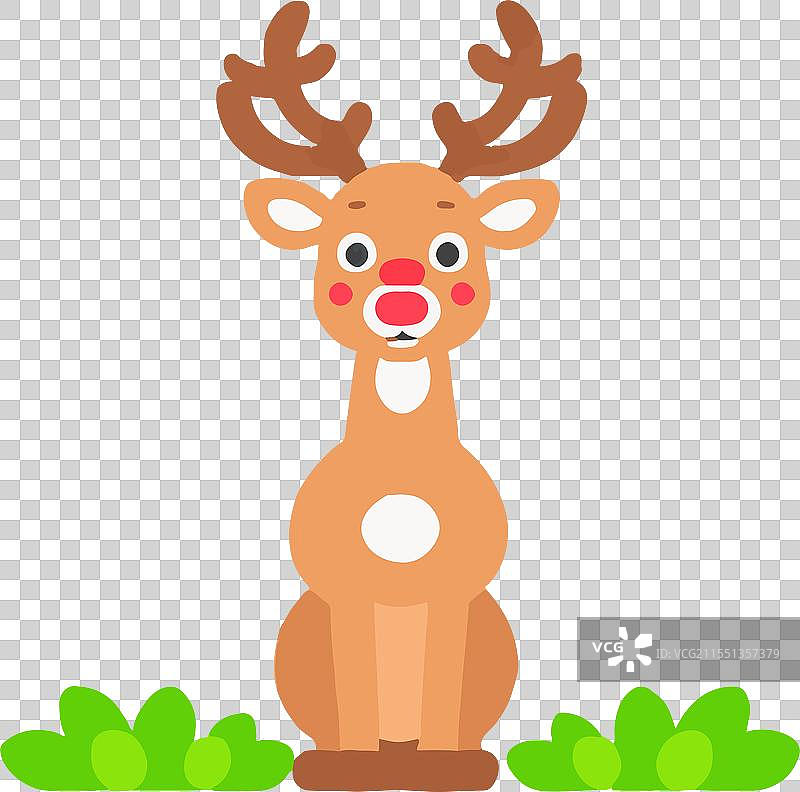 圣诞节传统灯饰与红色圣诞老人图片素材