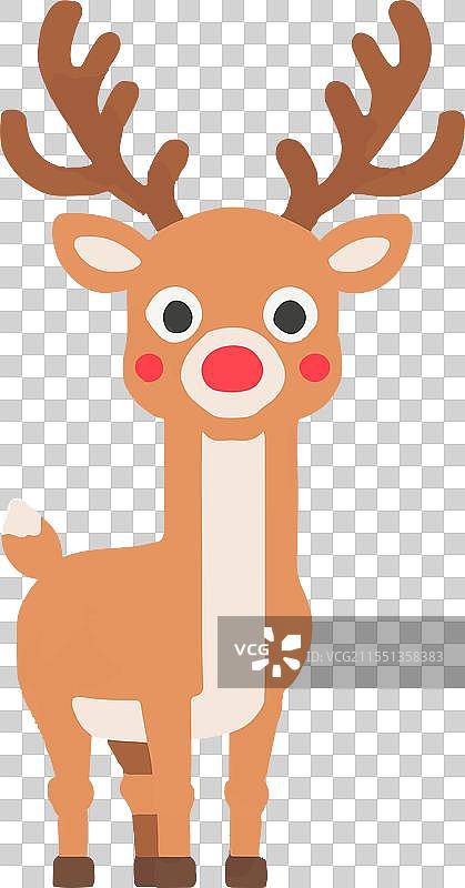 鲁道夫驯鹿圣诞节假日经典电影图片素材