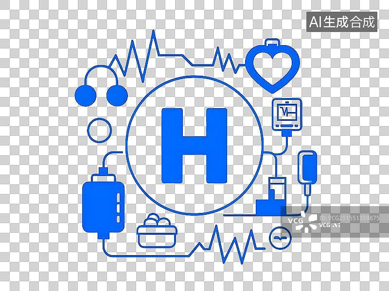 【AI数字艺术】医疗医药行业医疗器材药品心脏病肺病肾病血液脑部病变癌症细胞结核病心血管疾病3D素材图片素材