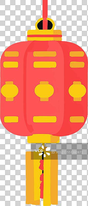 中国新年好运节饺子龙灯图片素材