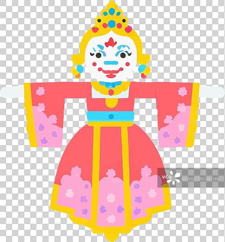 皮影戏艺术手工表演图片素材