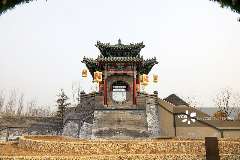 河北唐山南湖公园 邯郸丛台萎缩景观图片素材