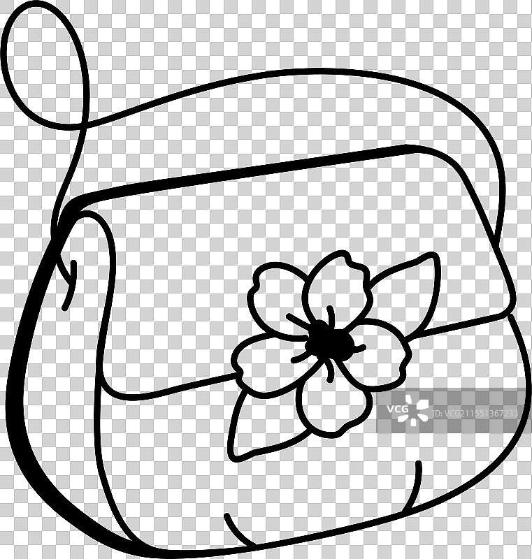 婚礼手袋图标，采用涂鸦风格设计图片素材