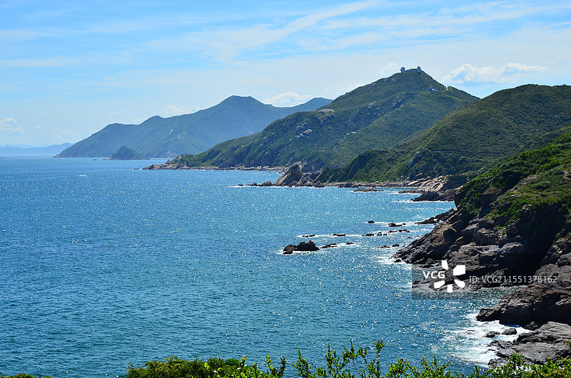 中国最美海岸线图片素材