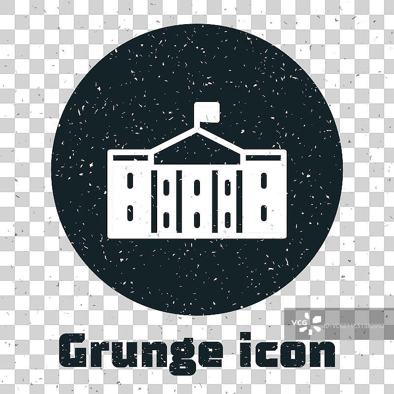 磨损的美国国会大厦国会图标图片素材