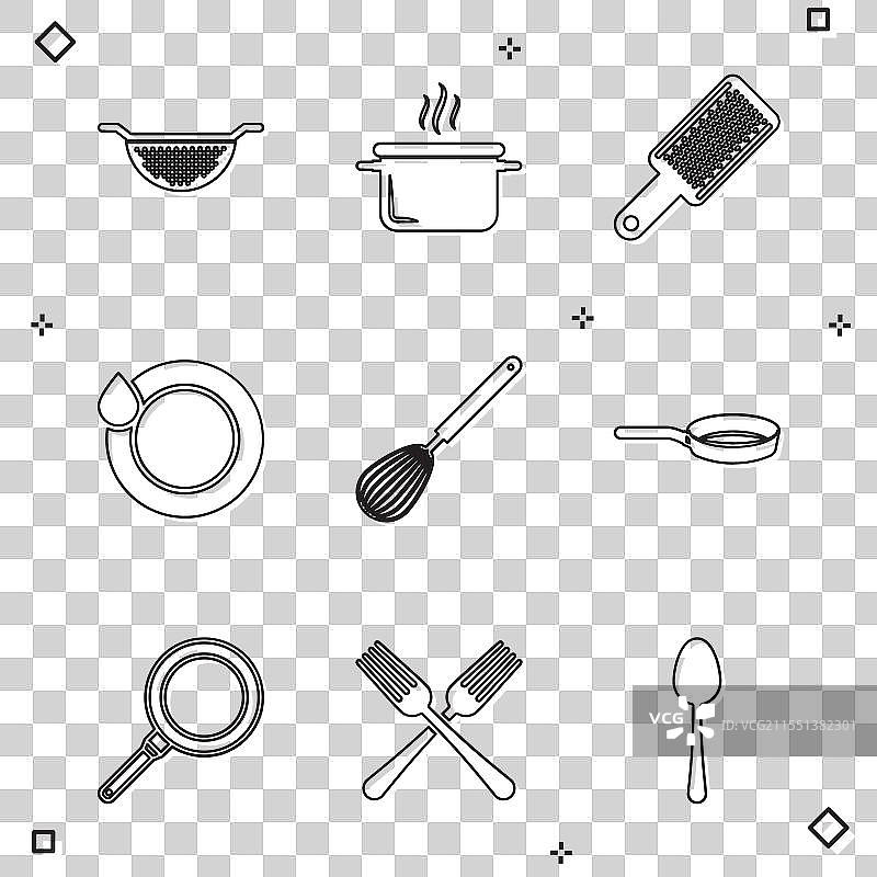 厨房滤网、炊具、擦菜器、清洗用具图片素材