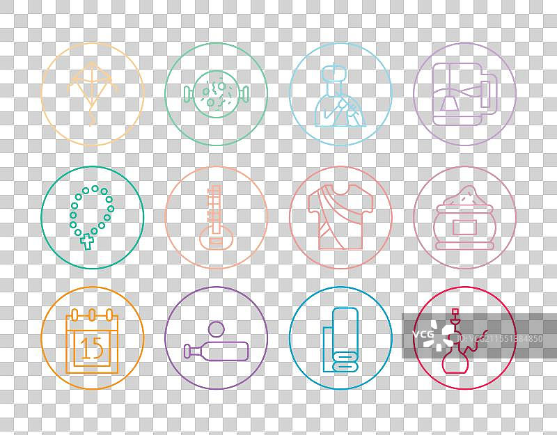 印度香料男子吹奏长笛的水烟线条图片素材