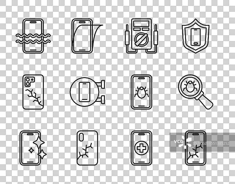 手机用的玻璃屏幕保护贴图片素材