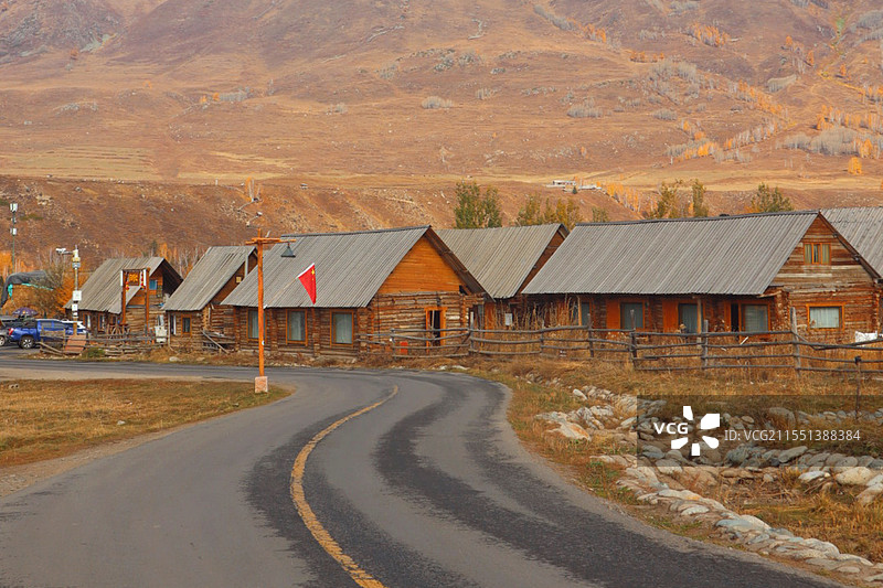 深秋阿勒泰喀纳斯禾木图片素材