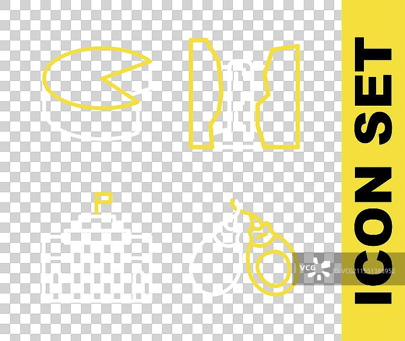 阿尔加瀑布的排线与普拉多博物馆的响板图片素材