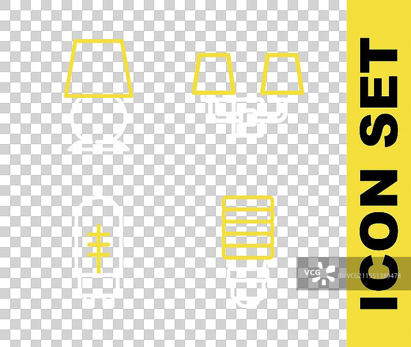 壁灯或壁挂灯 LED 灯泡灯图片素材