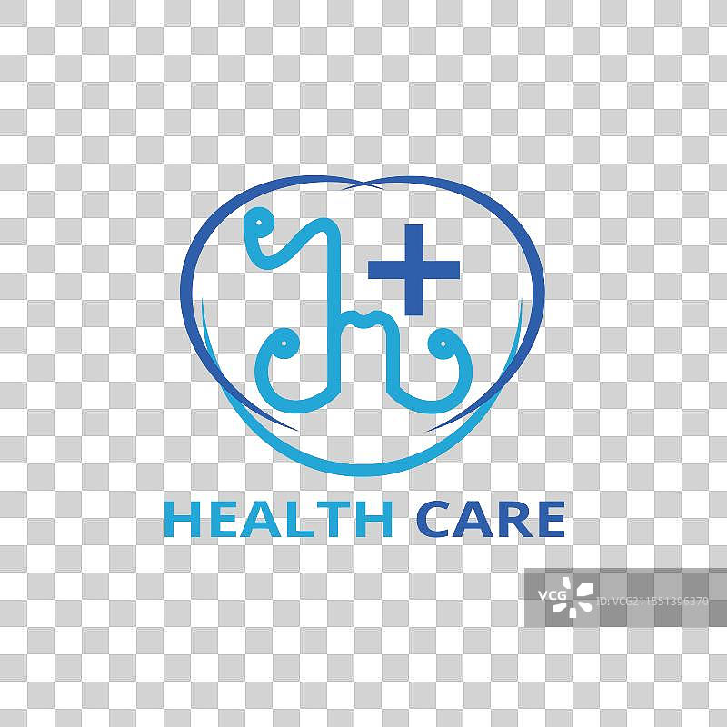 现代医疗保健标志设计图片素材