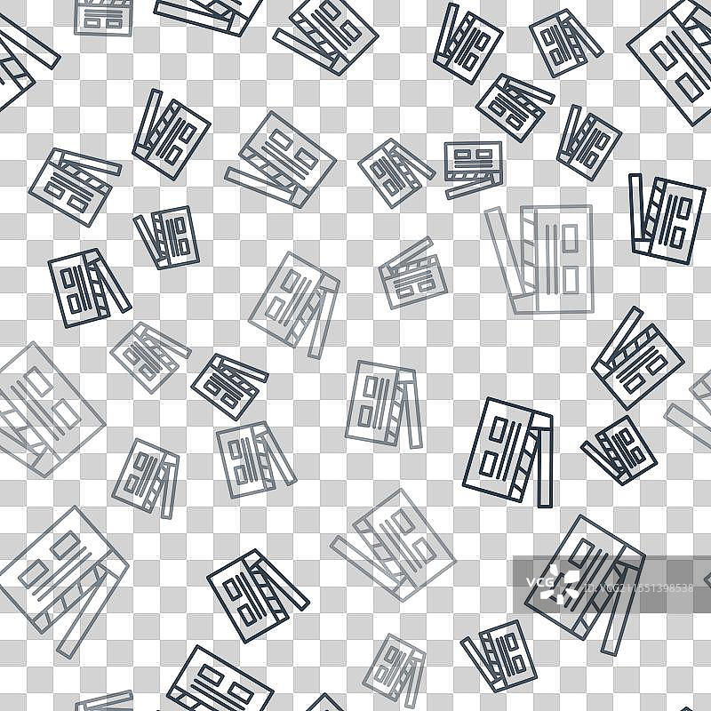 黑色线条的宝莱坞印度电影图标图片素材