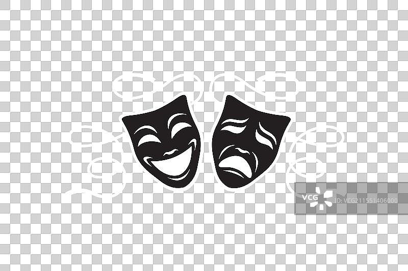 戏剧面具图标图片素材