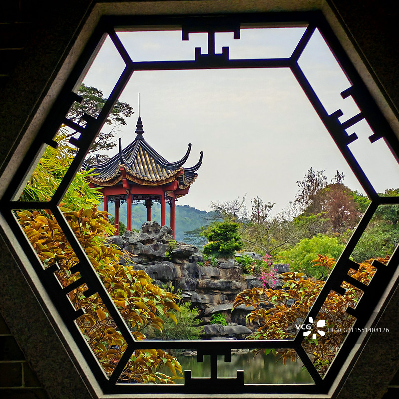 广东佛山顺德大良顺峰山公园图片素材