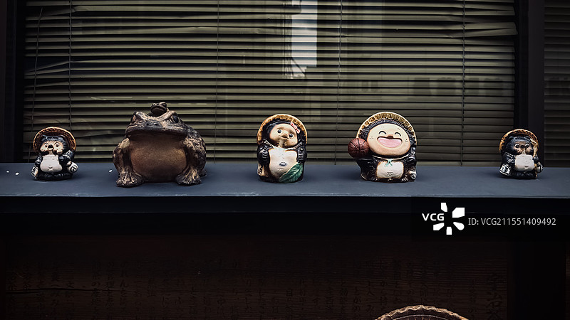 日本宇治庭院摆设图片素材