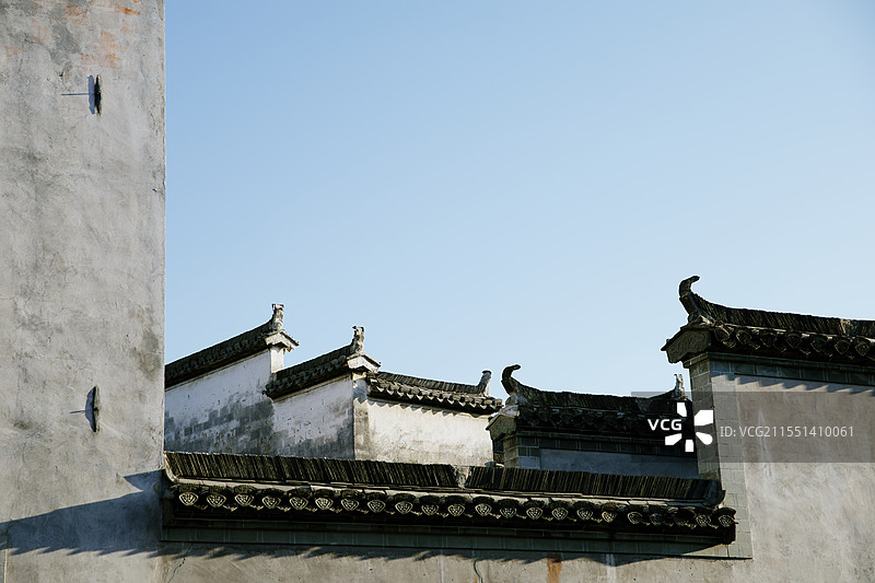 宏村一角图片素材