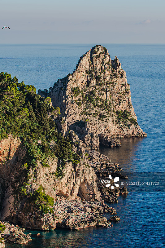 意大利纳布勒斯卡布里岛景观图片素材