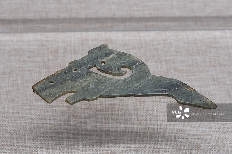 安徽宿州博物馆战国青玉佩图片素材