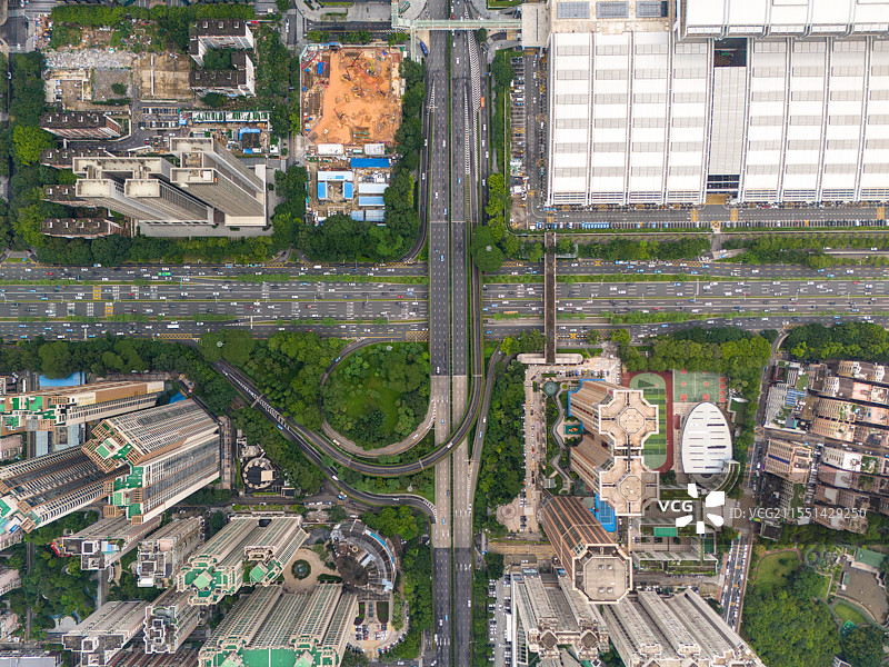 深圳平安金融中心航拍鸟瞰图片素材