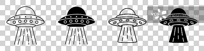 飞碟图标图片素材