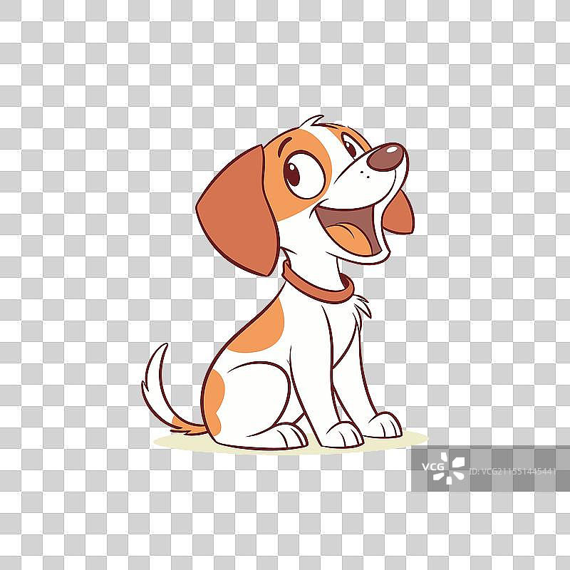 可爱快乐的狗狗图片素材