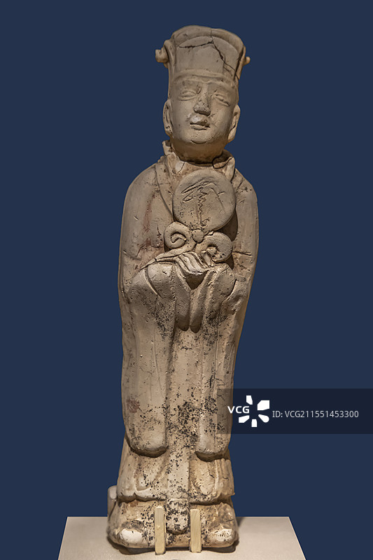 江西省博物馆“古代历史文化展”：神煞陶俑：太阳星陶俑（北宋，1975年江西南丰县北宋政和八年墓出土）图片素材