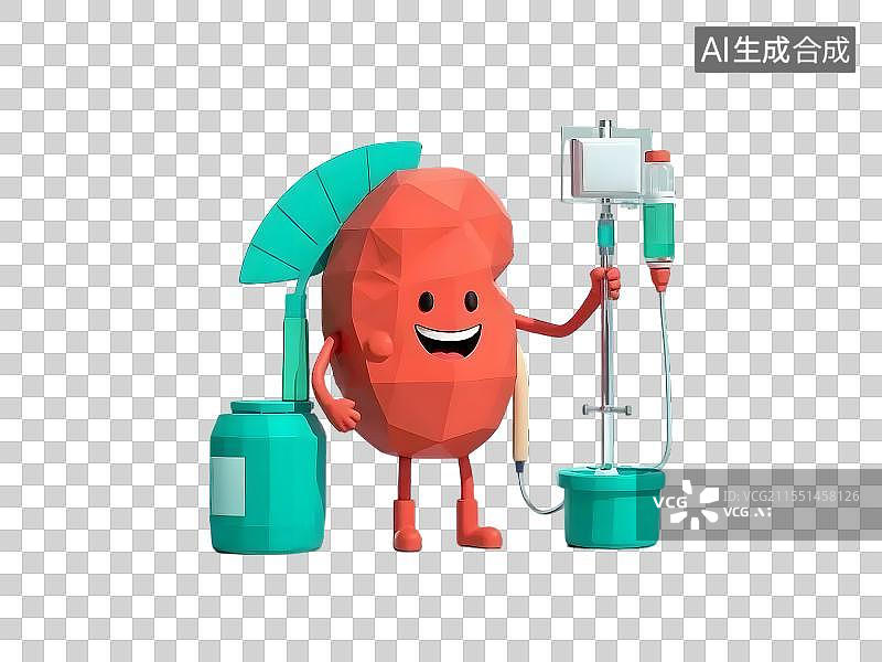 【AI数字艺术】肾脏净化之旅图片素材
