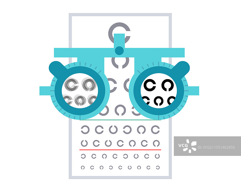 弱视或懒惰眼图片素材