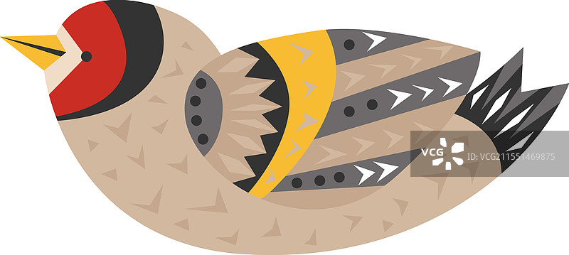 纸雕鸟与装饰品图片素材