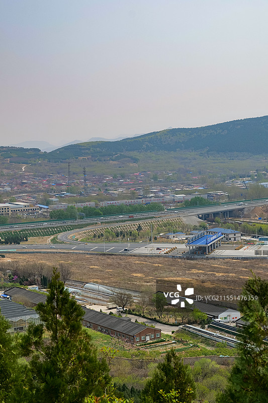 山东济南长清区G3京台高速入口图片素材