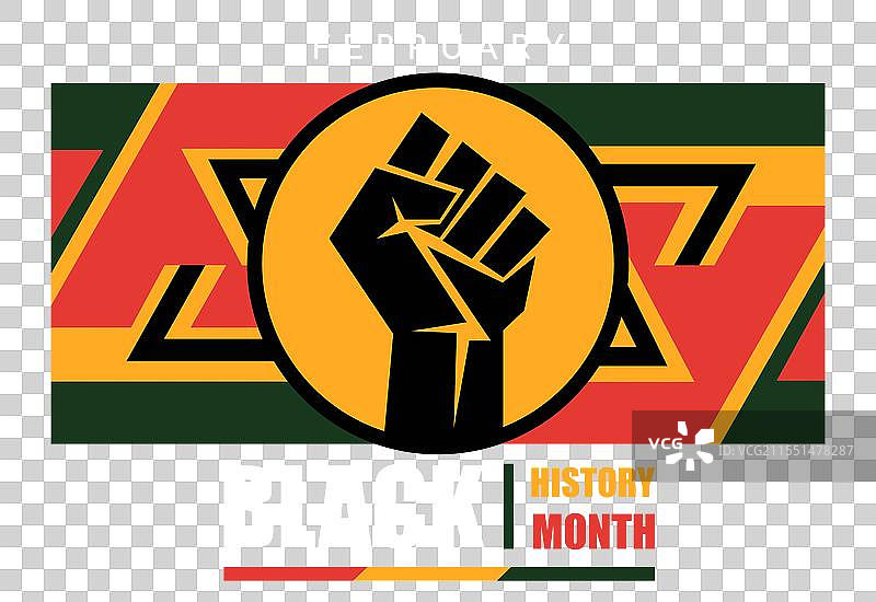 黑人历史月的斗争图片素材