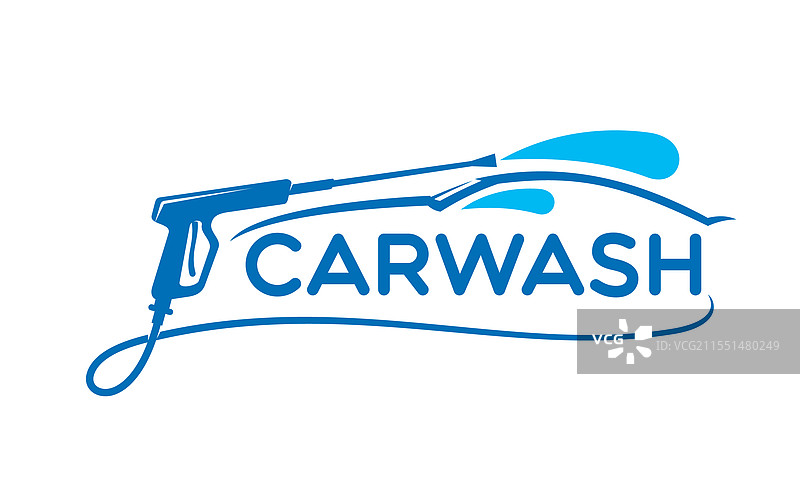 洗车服务图标，包含高压清洗机图片素材