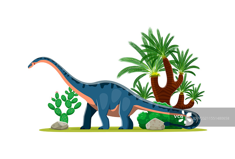 蜀龙 史前恐龙 蜥脚类爬行动物图片素材