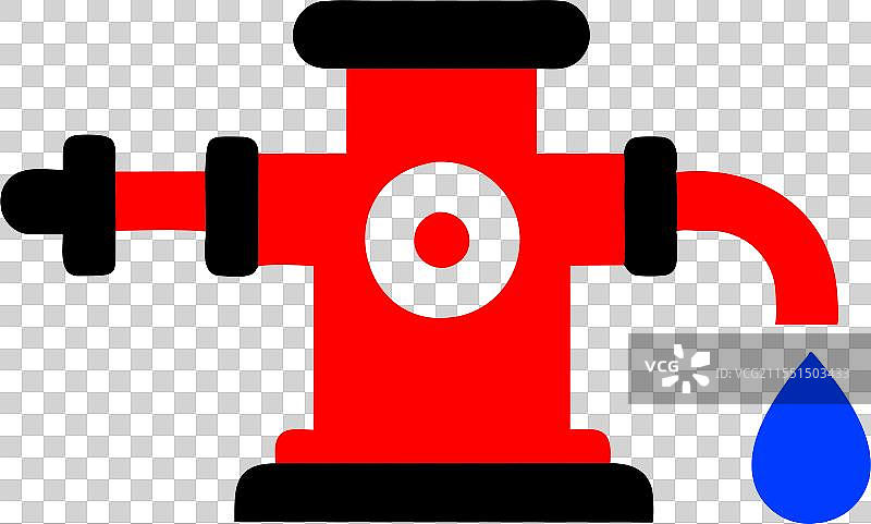 消防水龙带水龙头图标图片素材