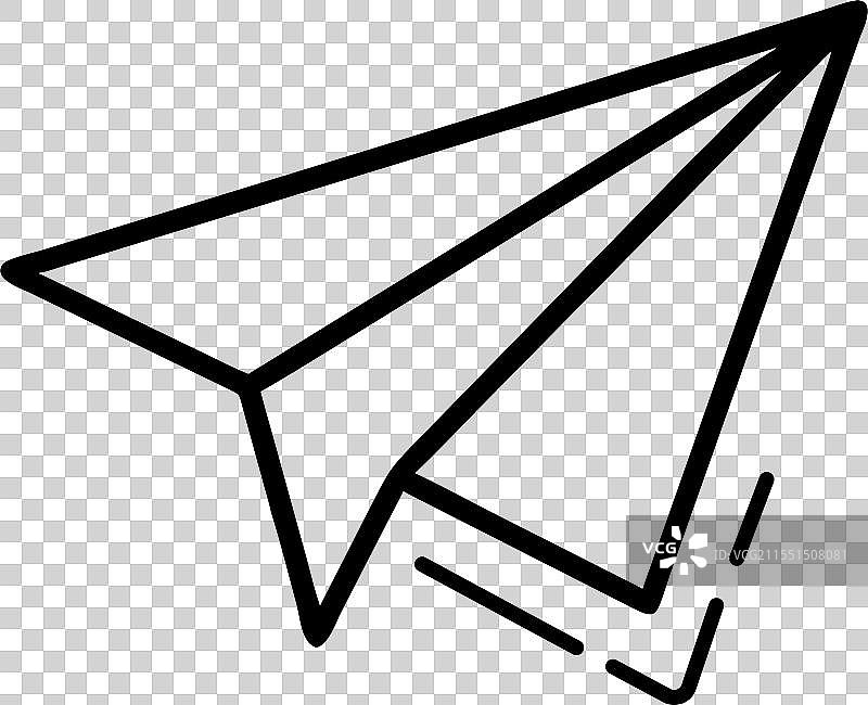 飞翔的纸飞机图片素材