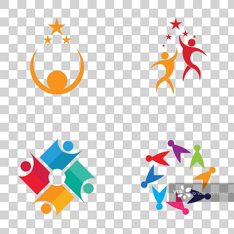 社区标志库存图片素材