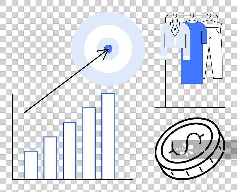 商业增长与时尚产业演示文稿图片素材