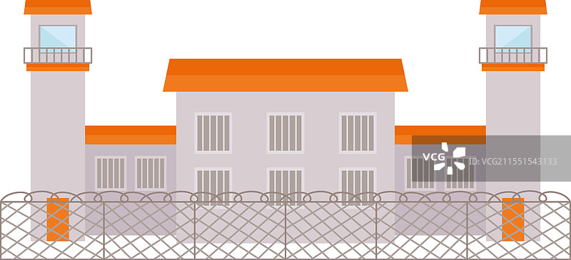 监狱建筑外立面图片素材